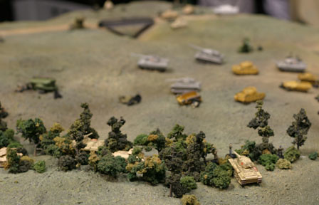 Closeup of Axis & Allies Miniatures