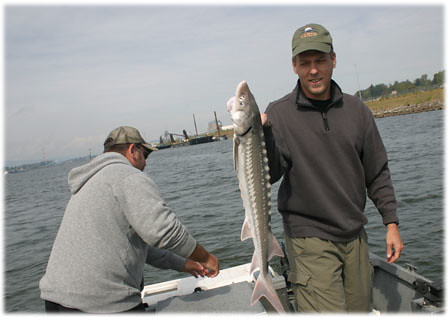 Sturgeon Fishing on the Willamette River - Chris Brooks