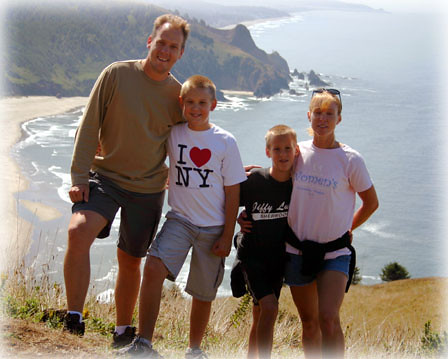 Family Photo at Cascade Head