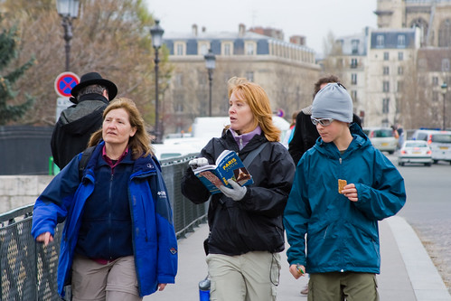 Crossing the seine