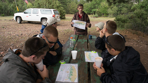Land navigation and orienteering instruction at Zastrow