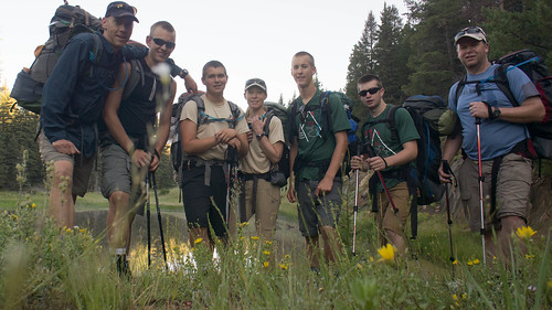 Leaving Agua Fria to climb Black Mountain