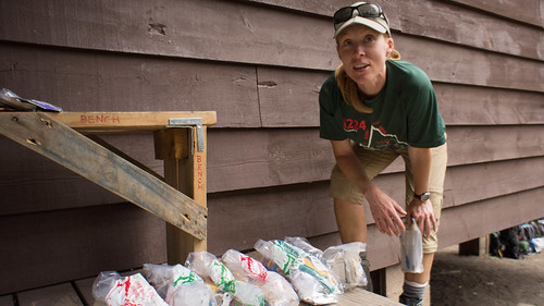 Julie organizes our food pickup