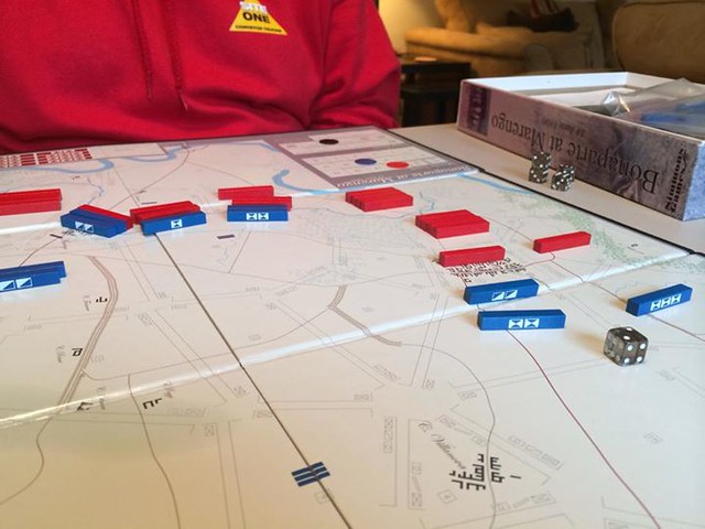 Playing Bonaparte at Marengo with Ken Rude. http://ift.tt/18SqQBG