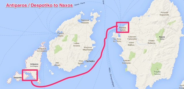 Antiparos to Naxos