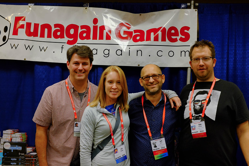 Jim Ginn, Julie Brooks, Jeff Deboer, and Nick Medinger - hangin' with our Funagain friends