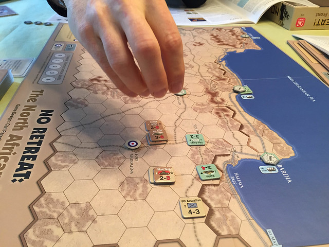 No Retreat: The North African Front, setting up Map 3