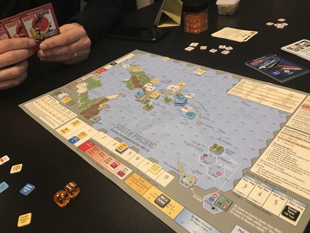 South Pacific near end of game