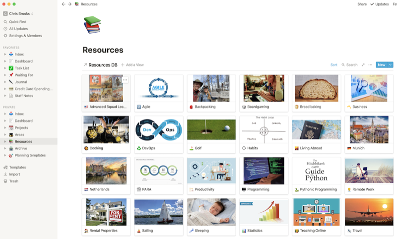 Notion resources