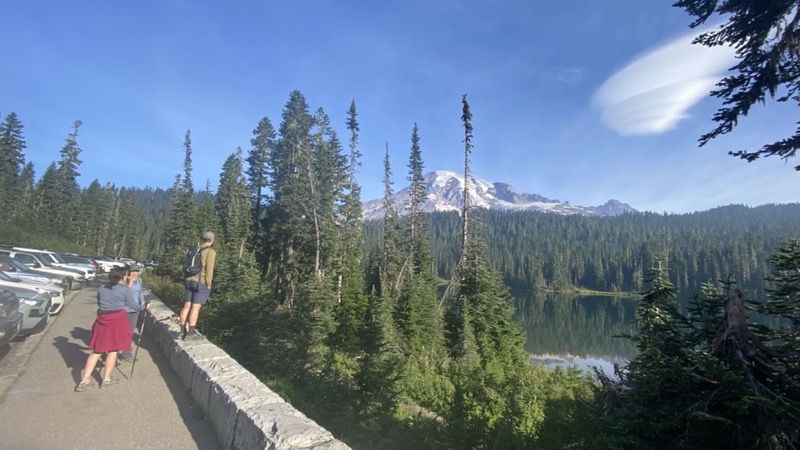 Hanging around at the trailhead