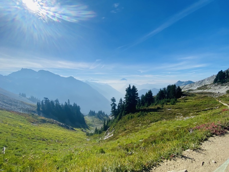 View south from Pinnacle Saddle area