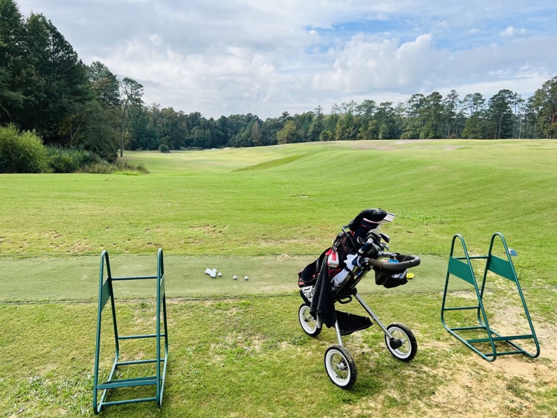 Driving range at Southern Pines