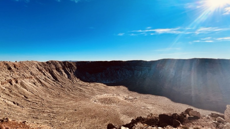 Meteor crater