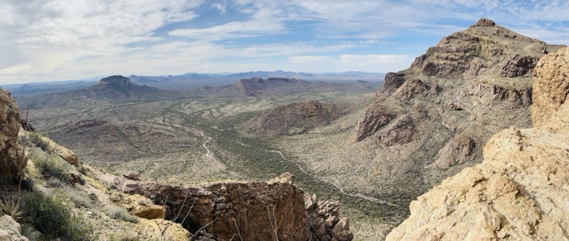 View from top of Arch trail