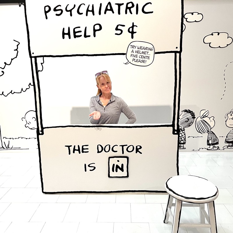 Julie in psychiatric booth