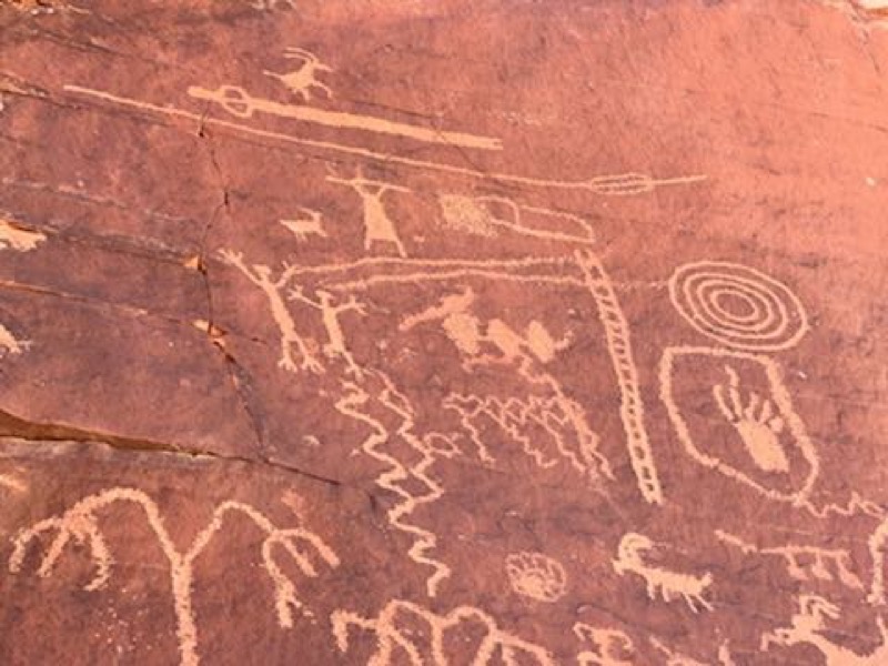 Atlatl petroglyphs