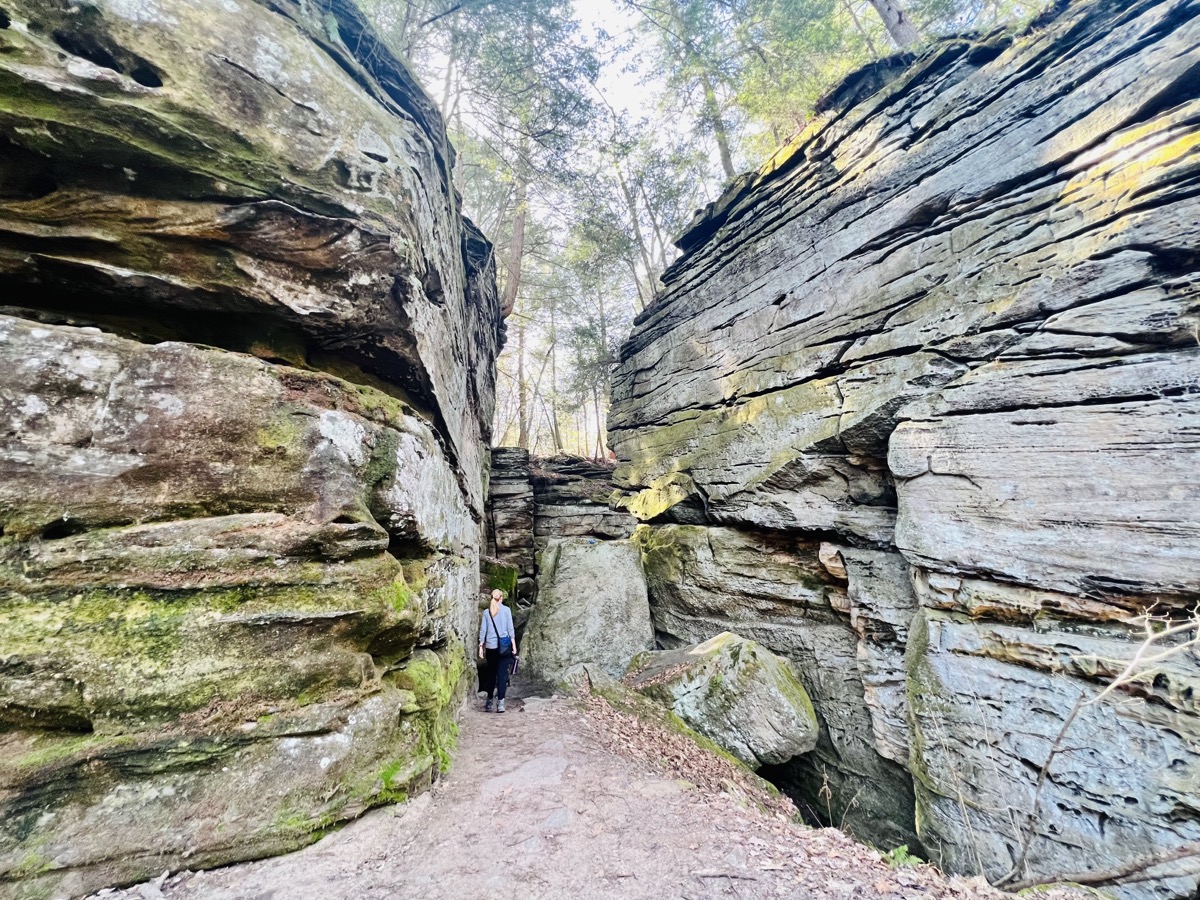 Hiking the Ledges trail