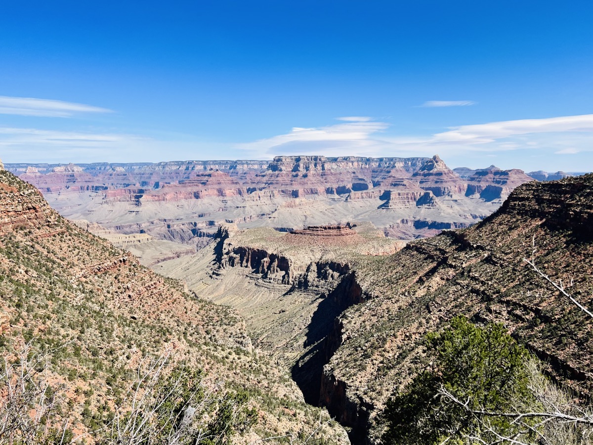 Looking down on Horseshoe Mesa