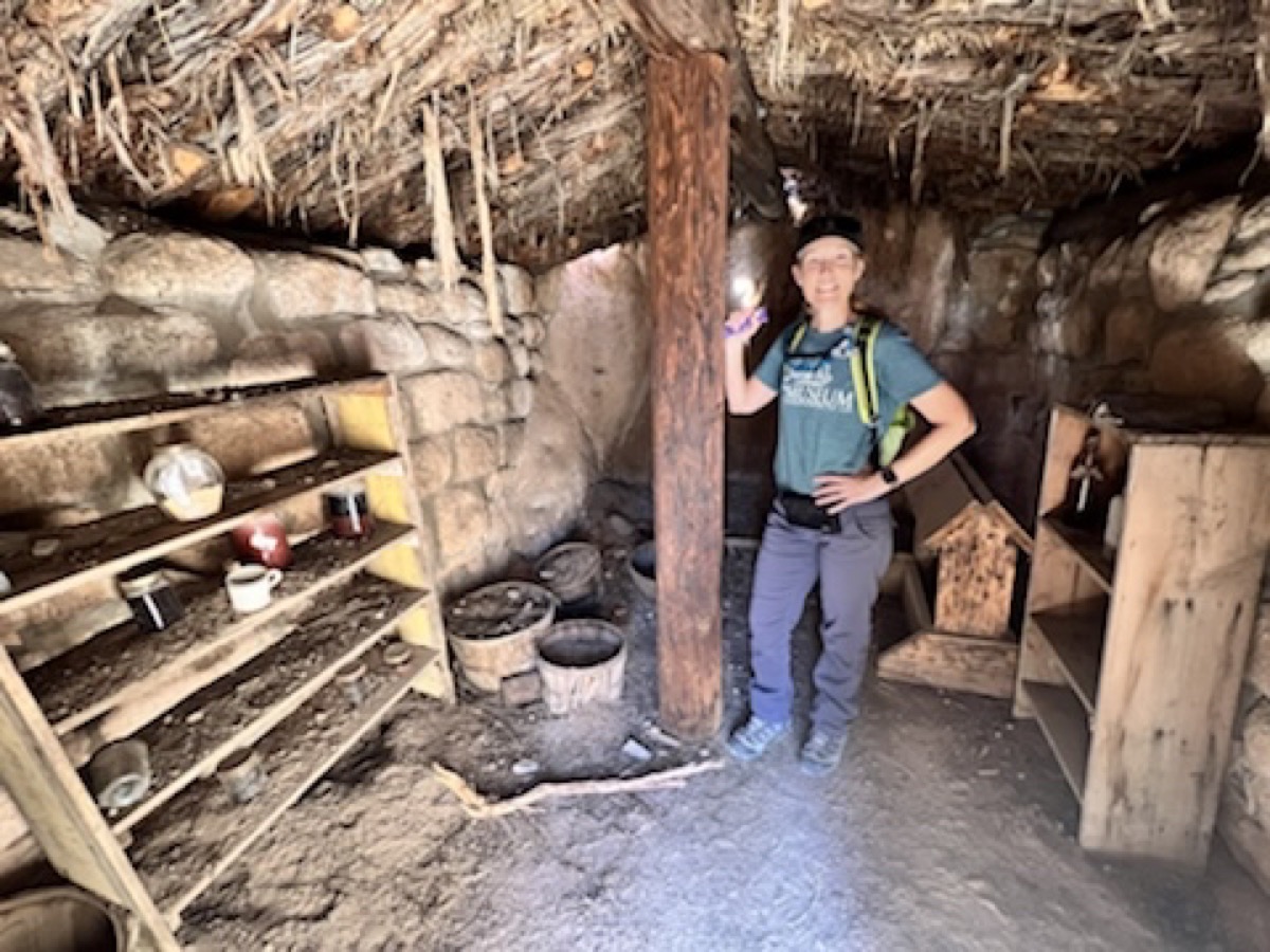 Root cellar near Stone Cabin