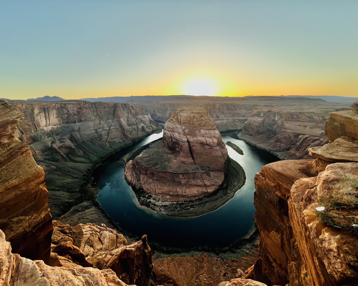 Sunset at Horseshoe Bend