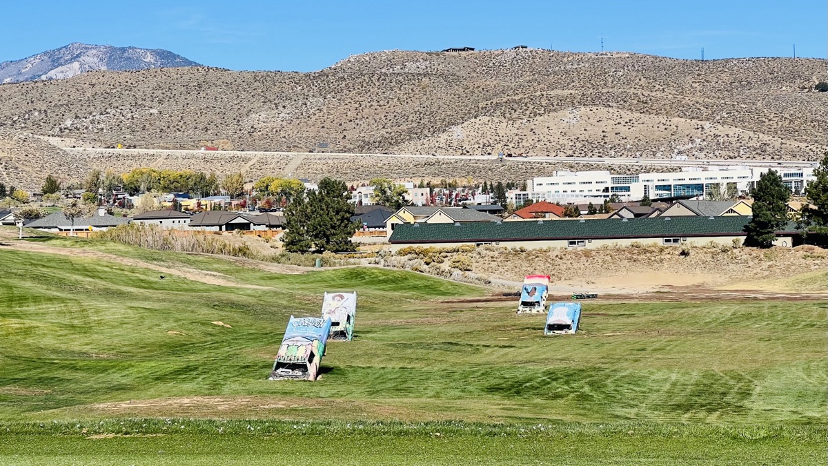 The Cadillac driving range