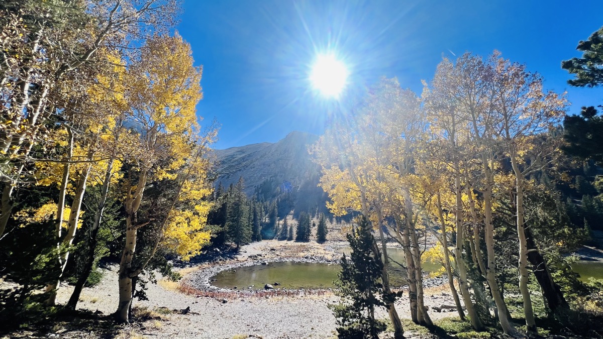 Small lake in Great Basin NP