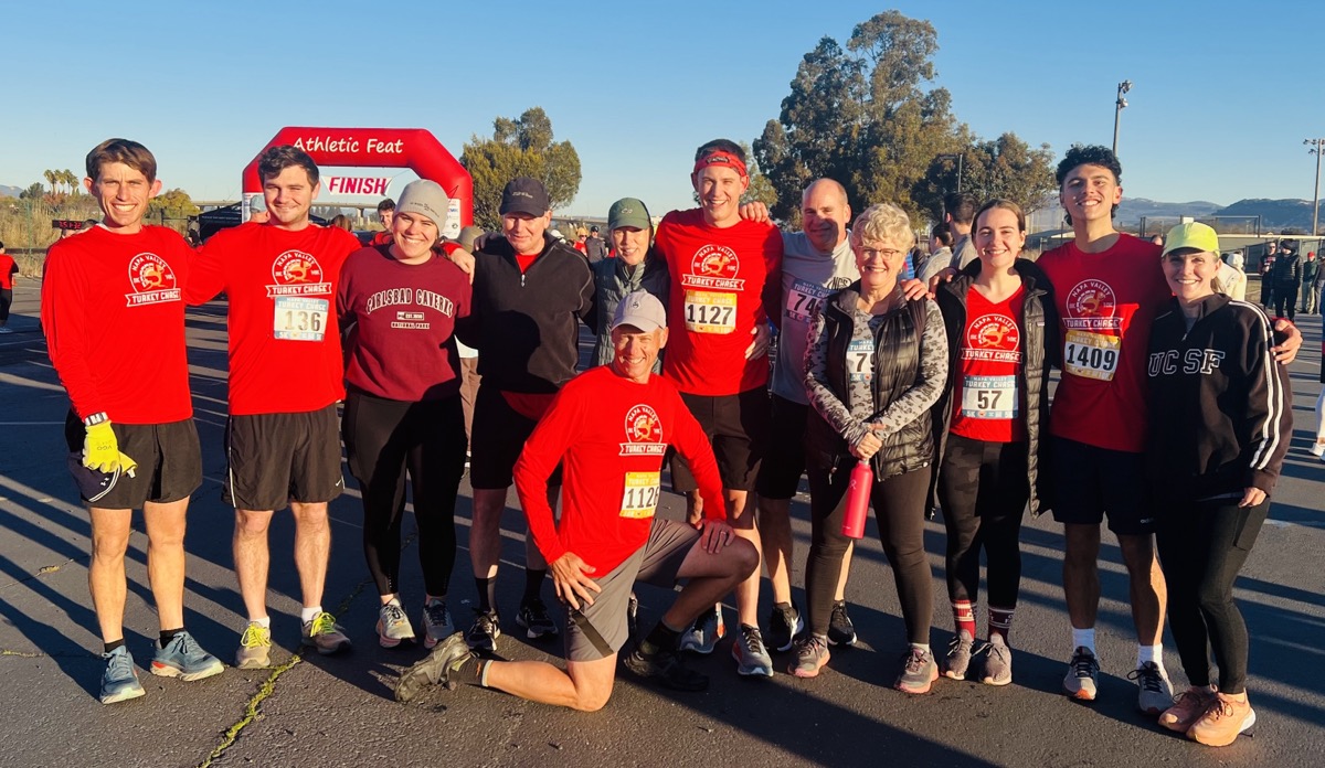 The crew at the Napa Turkey Chase