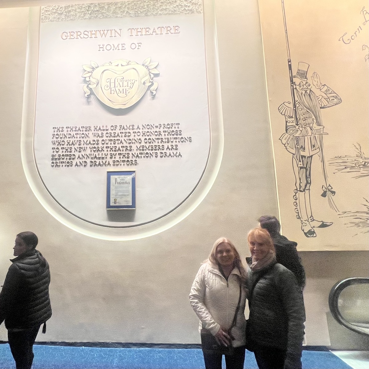 Jennifer and Julie at the Gershwin Theatre