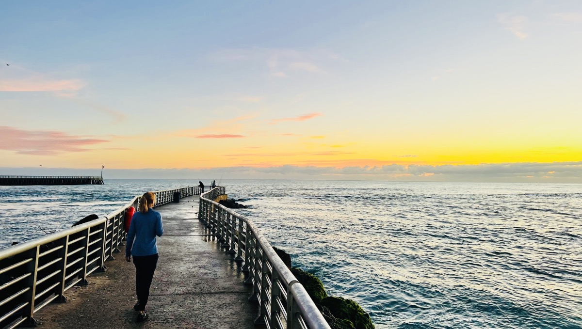 Ocean pier at Sebastian Inlet