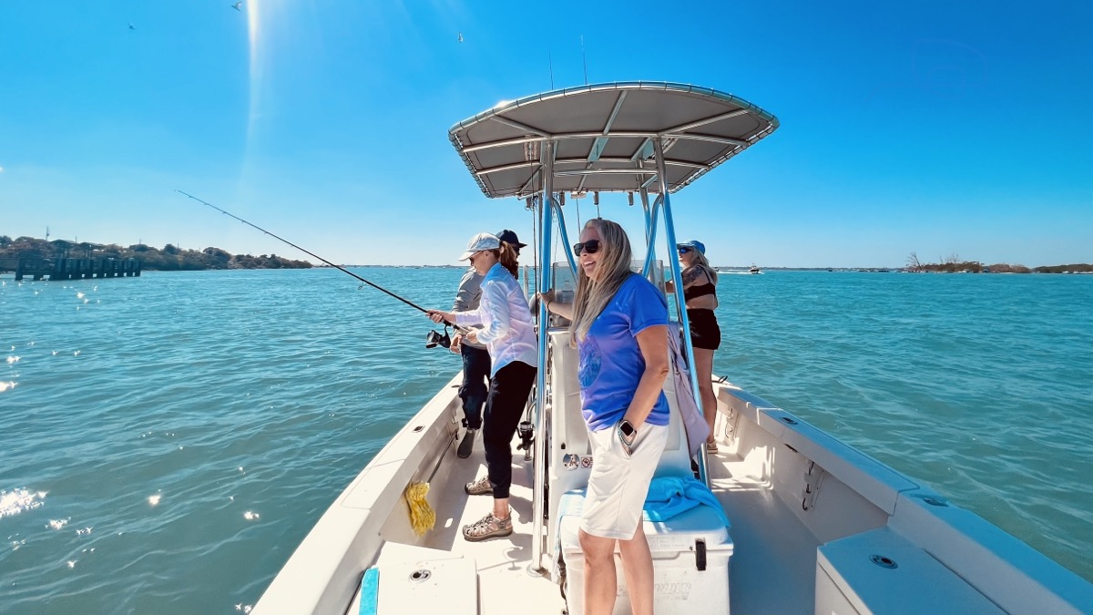 Fishing in the inlet