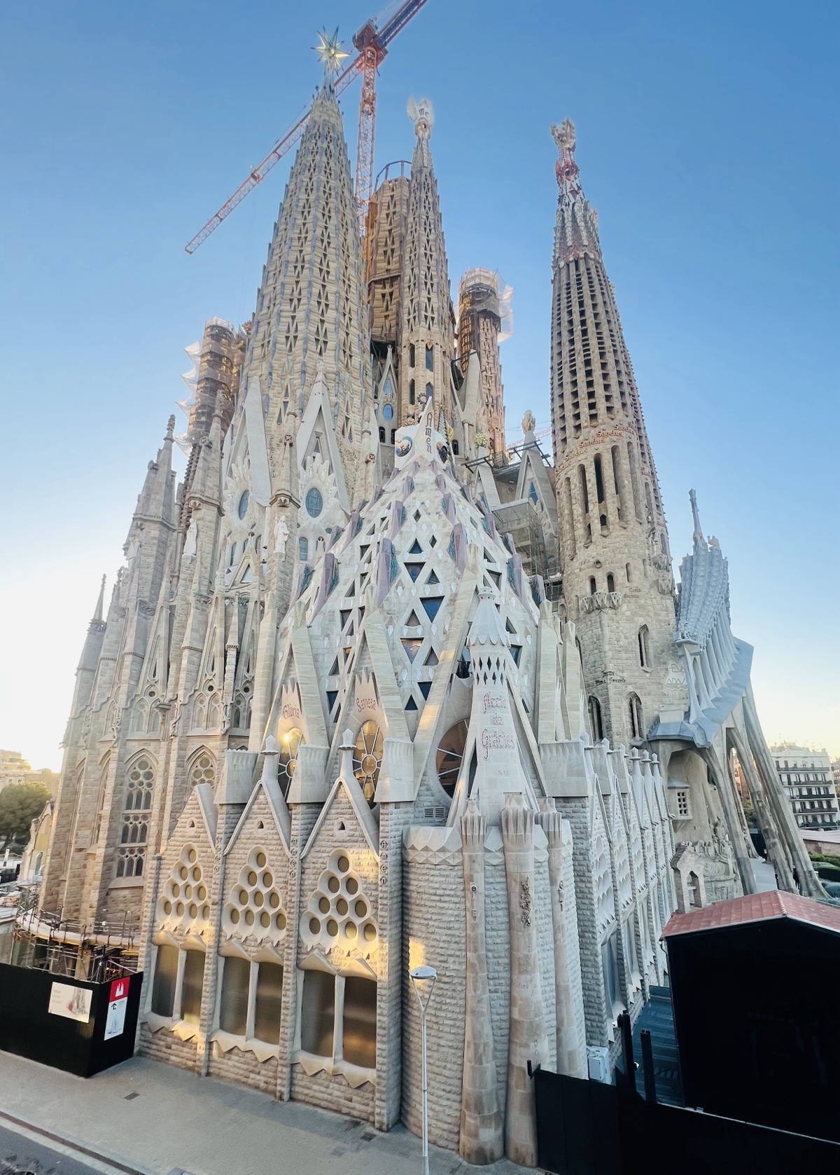 La Sagrada Familia at sunrise