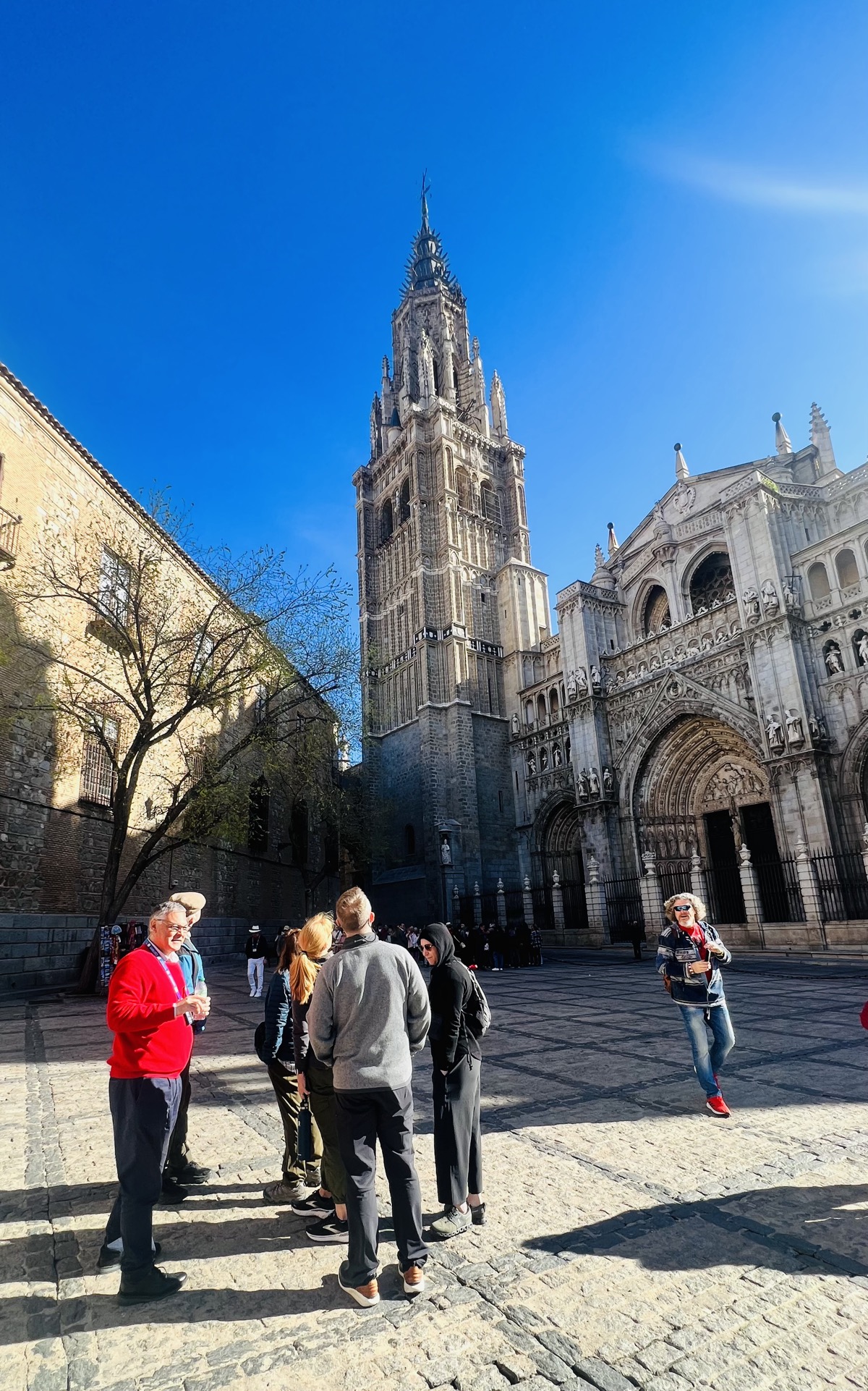 Viewing the majestic cathedral