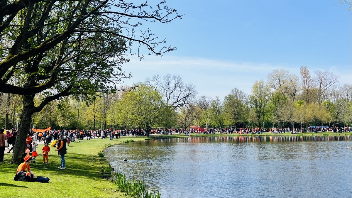 King's Day in the park