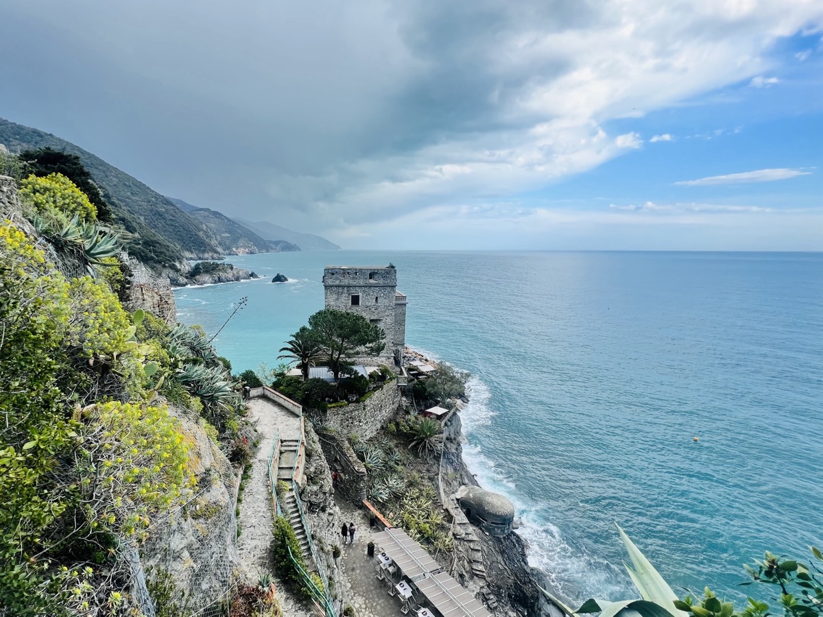 Looking south and east from the hills of Monterosso