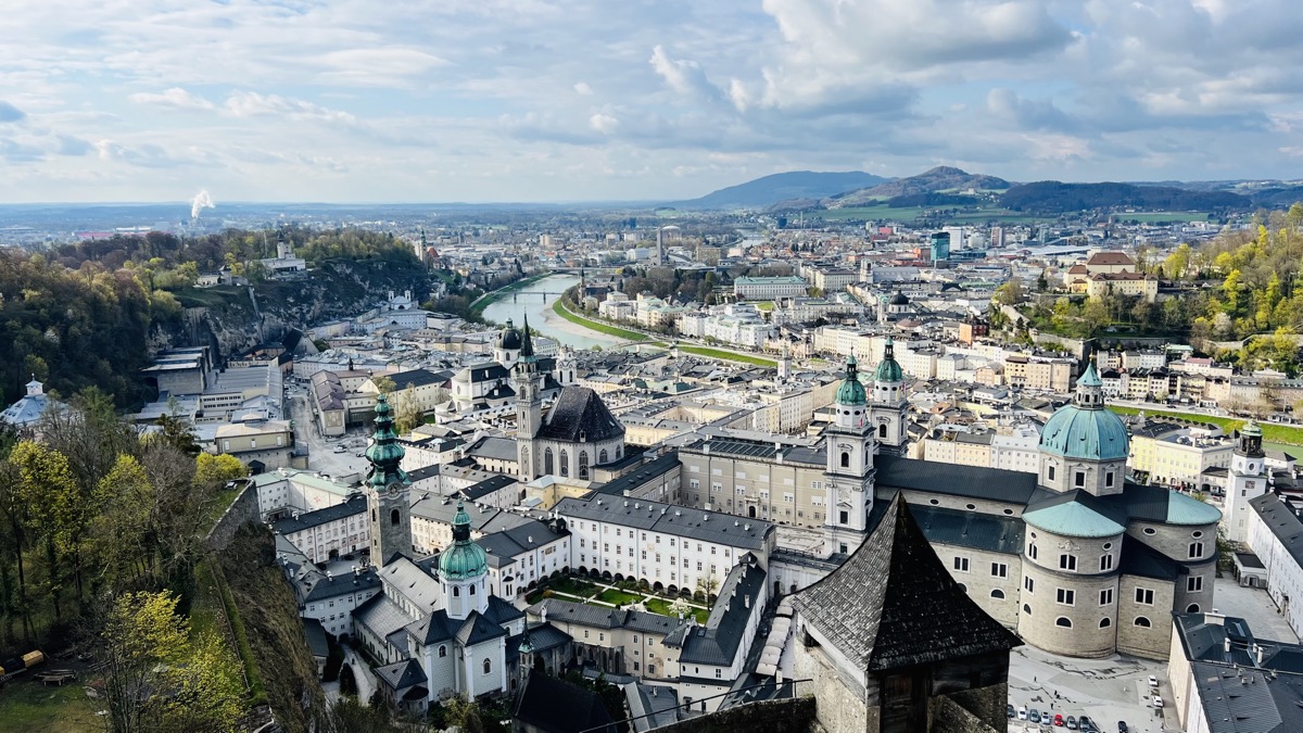 Salzburg from the castle