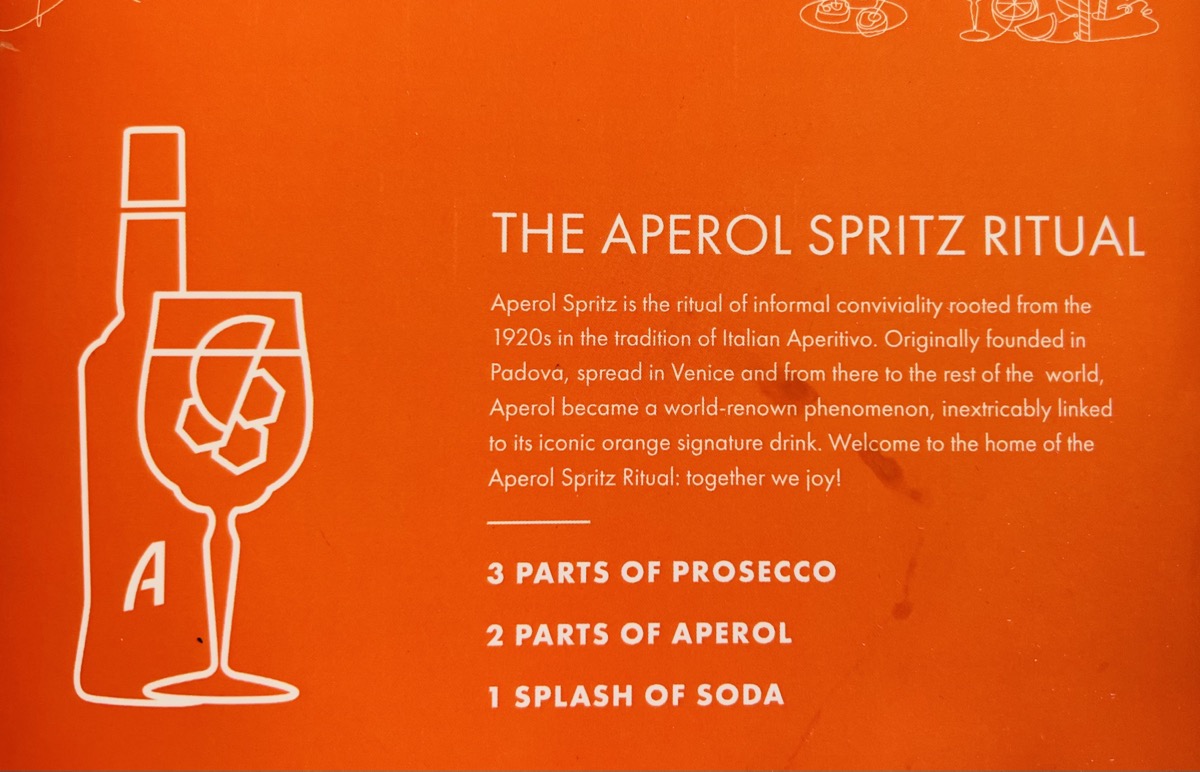 The spritz recipe