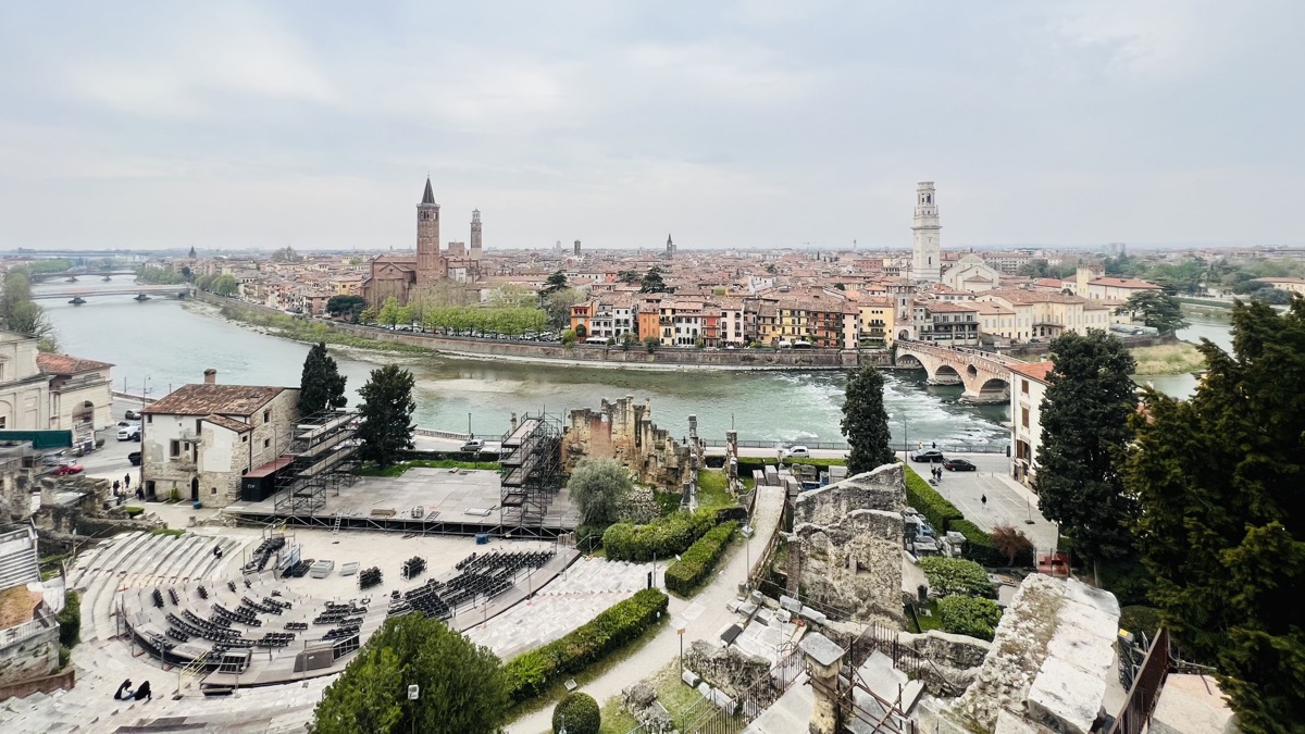 View of Verona from the theatre