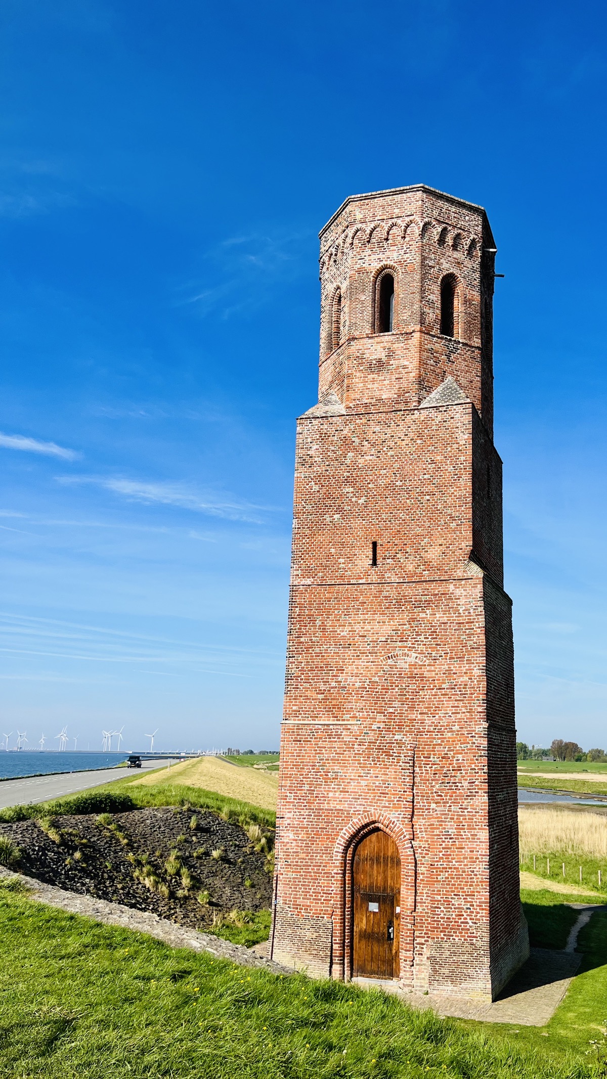 Lonely tower in Zeeland