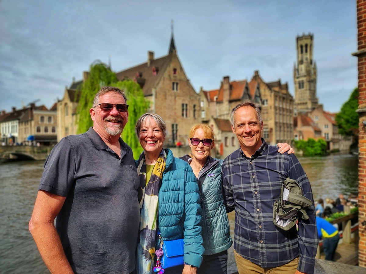 On our Bruges walking tour