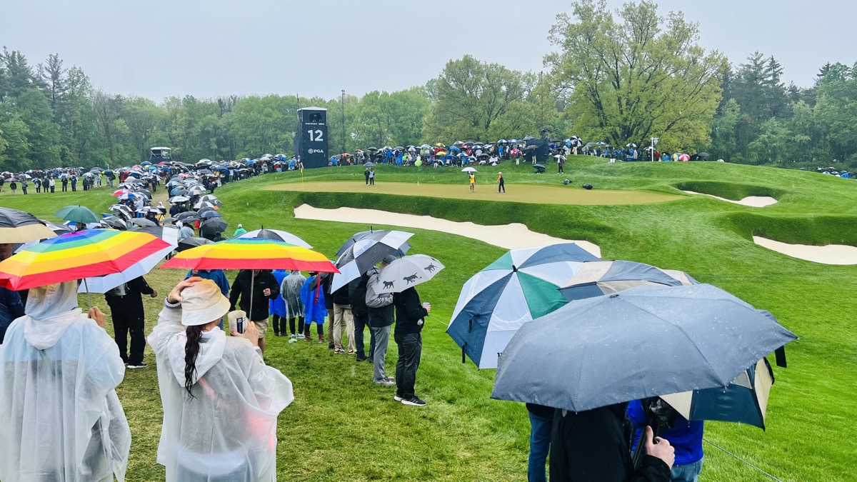 Rain at Oak Hill