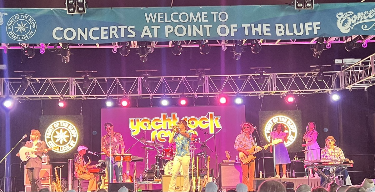 Yacht Rock Revue early in their set