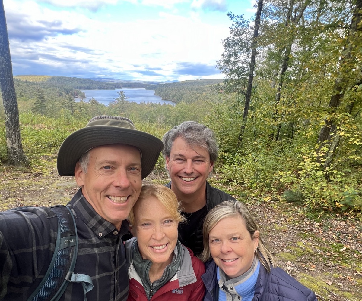 Fall color hiking with Jim and Jill