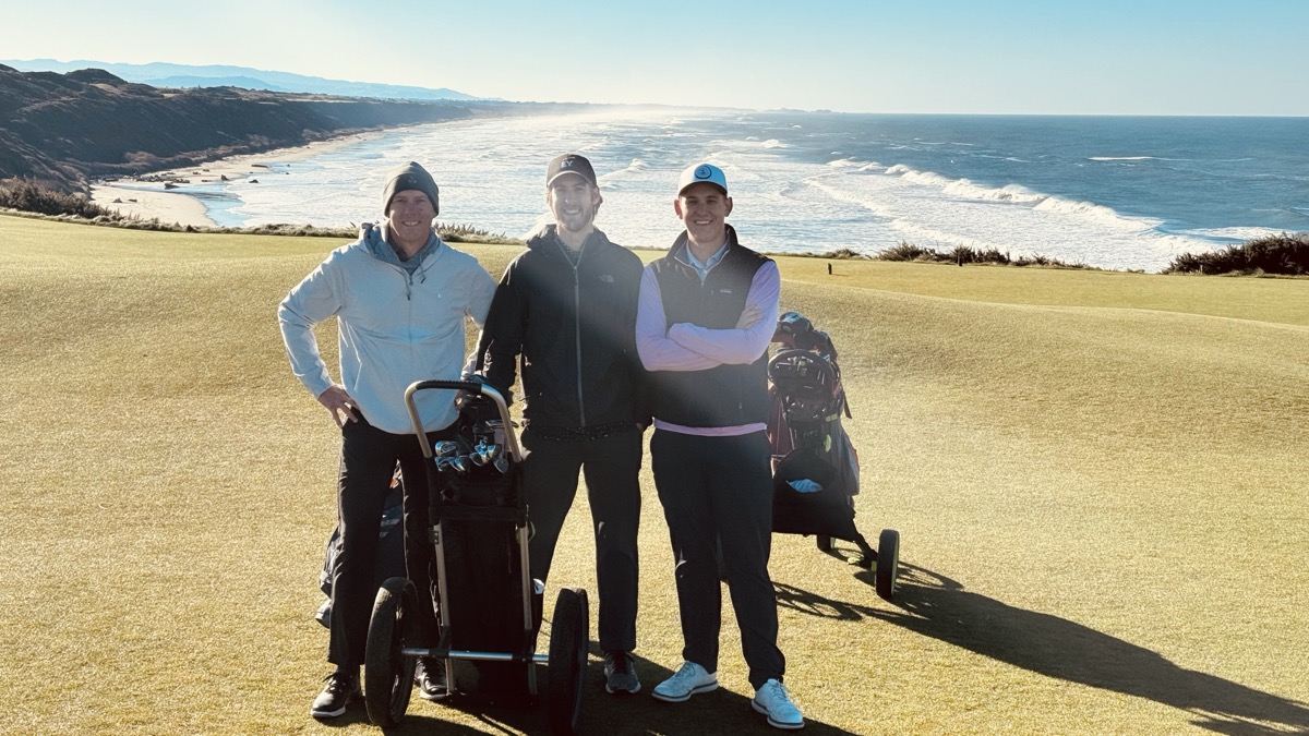 So happy to share a golf adventure at Bandon wth Jacob and Matthew