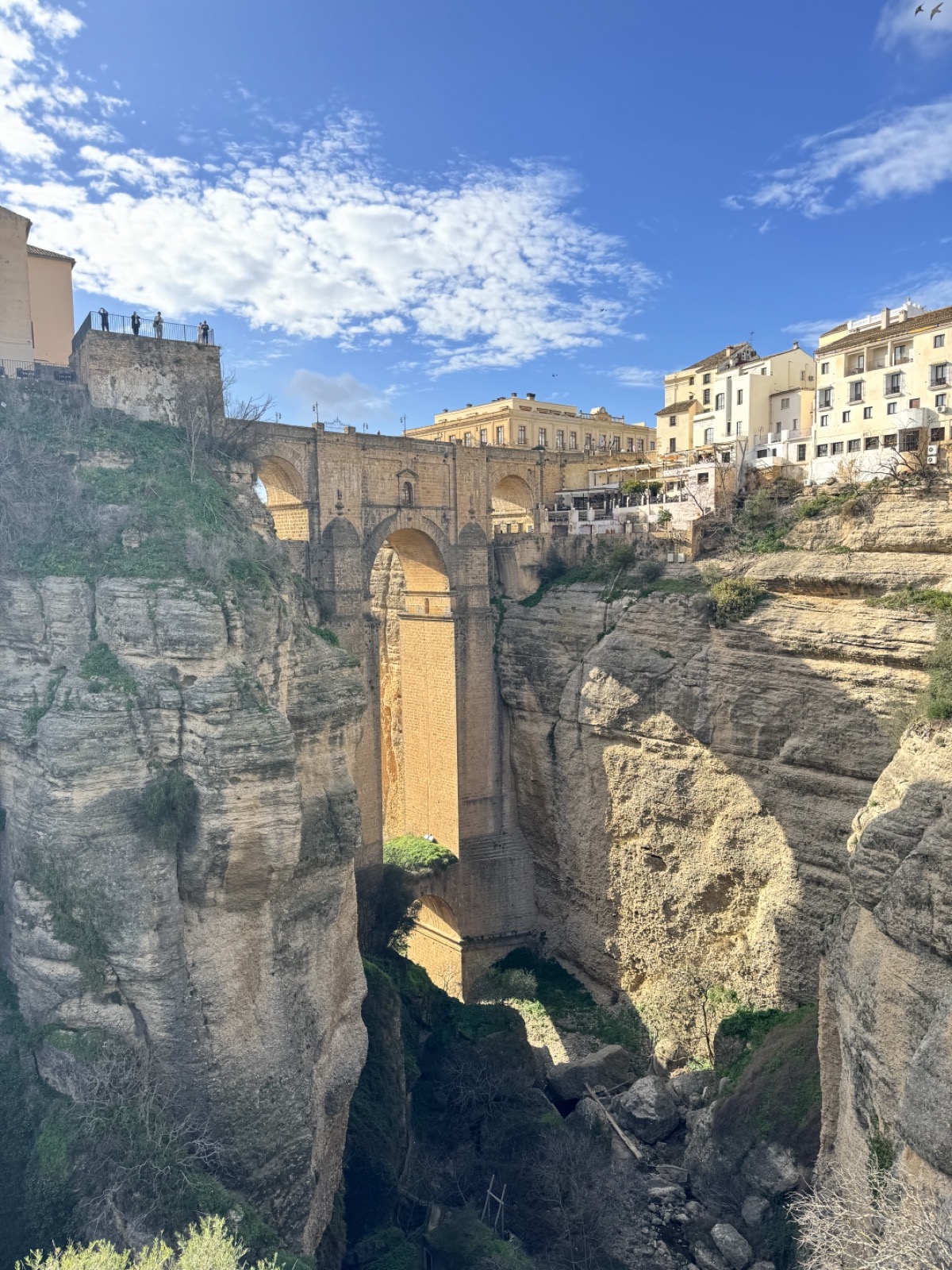 The gorge bridge in Ronda