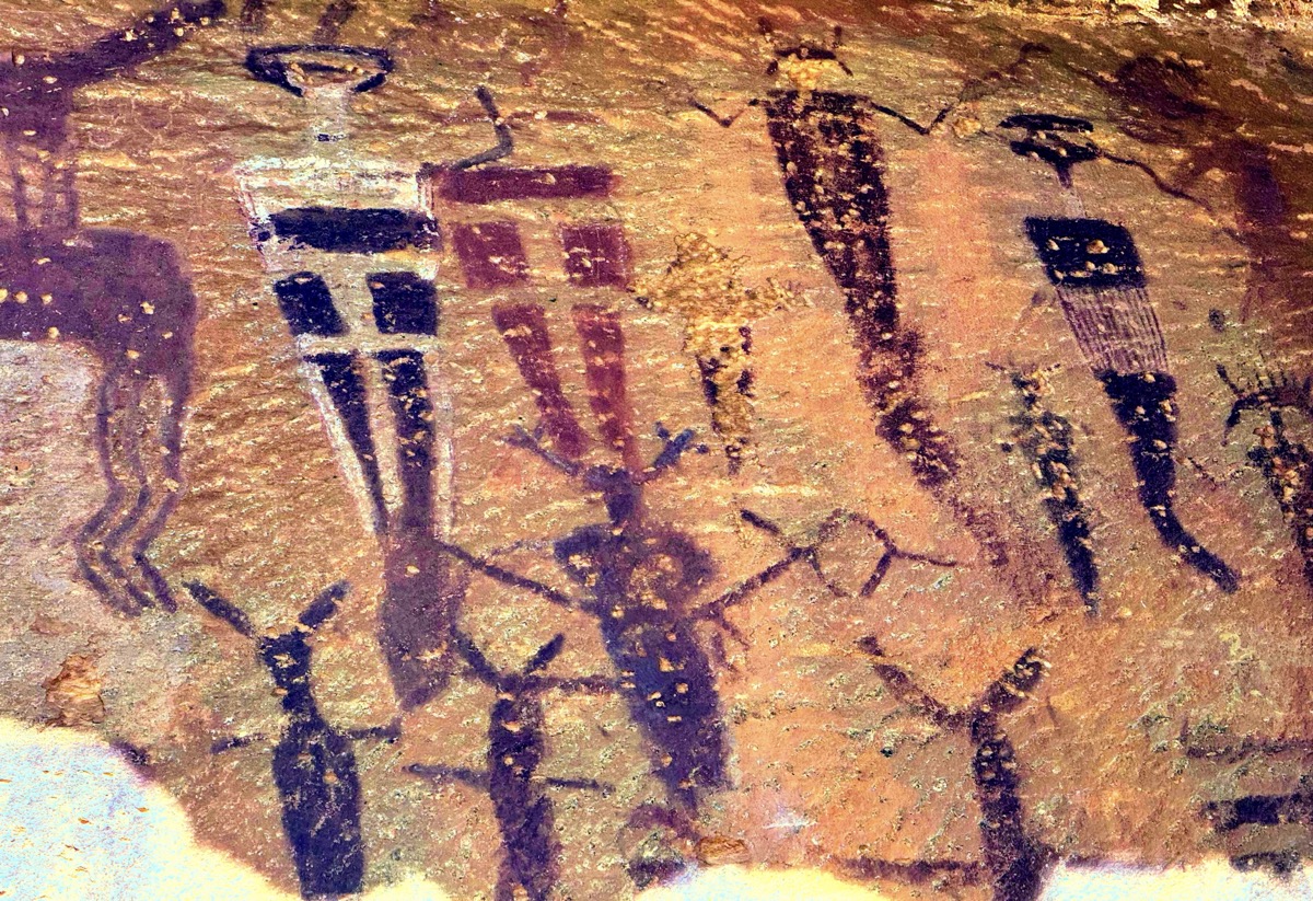 Pictograph at Courthouse Wash