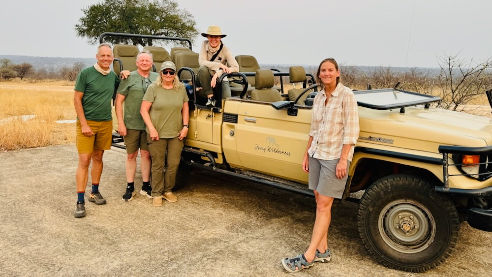 Our group with land cruiser