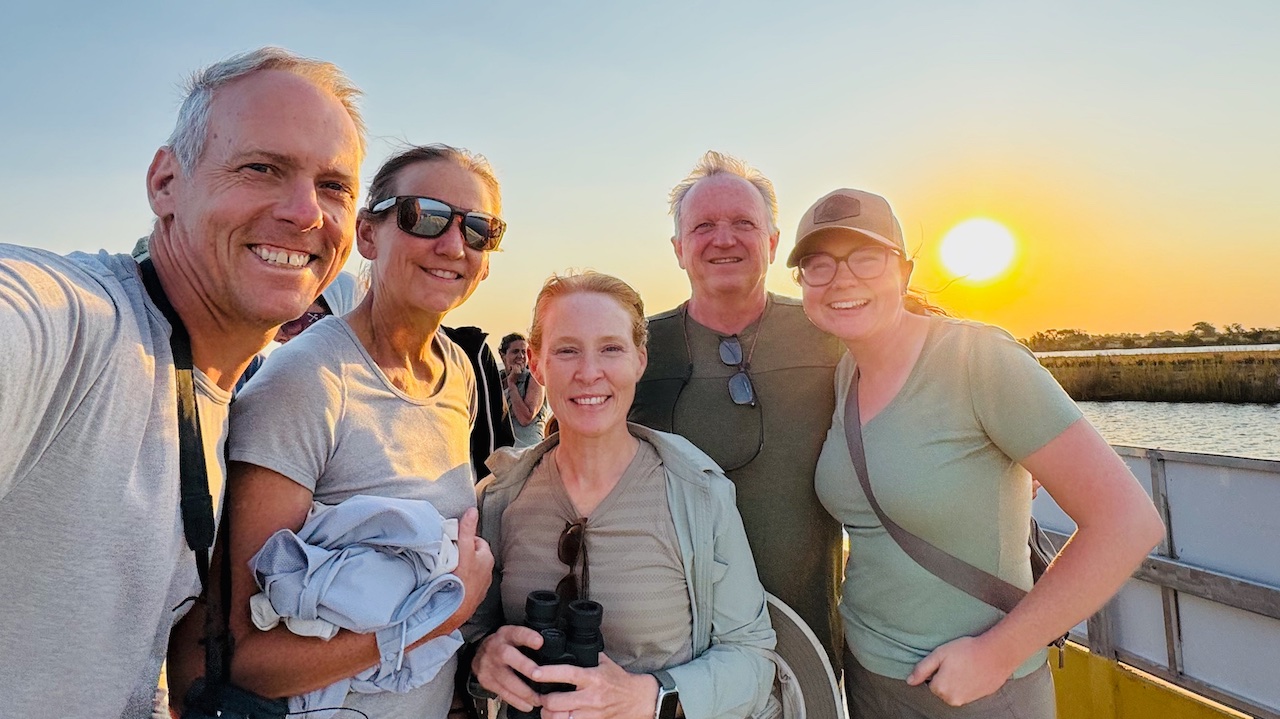 Boating on the Chobe River