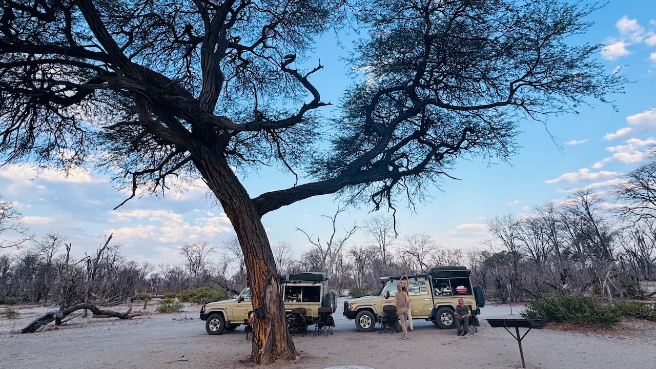 Campsite at Moremi south gate