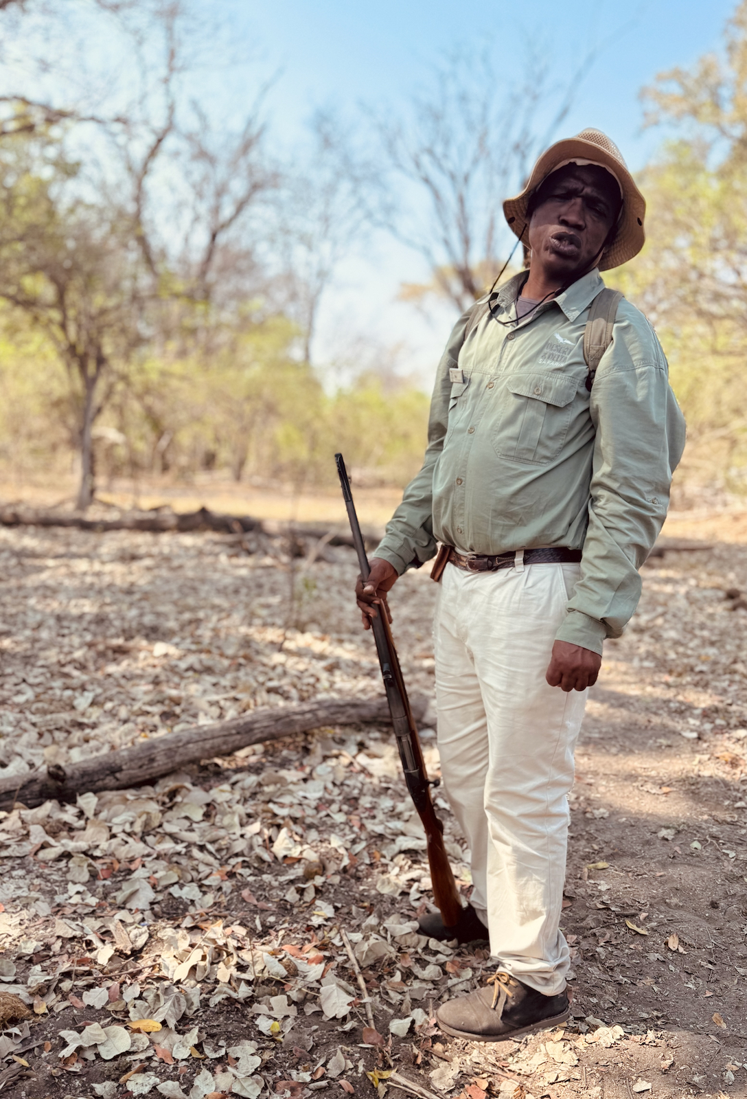 Our bush walk guide Tau