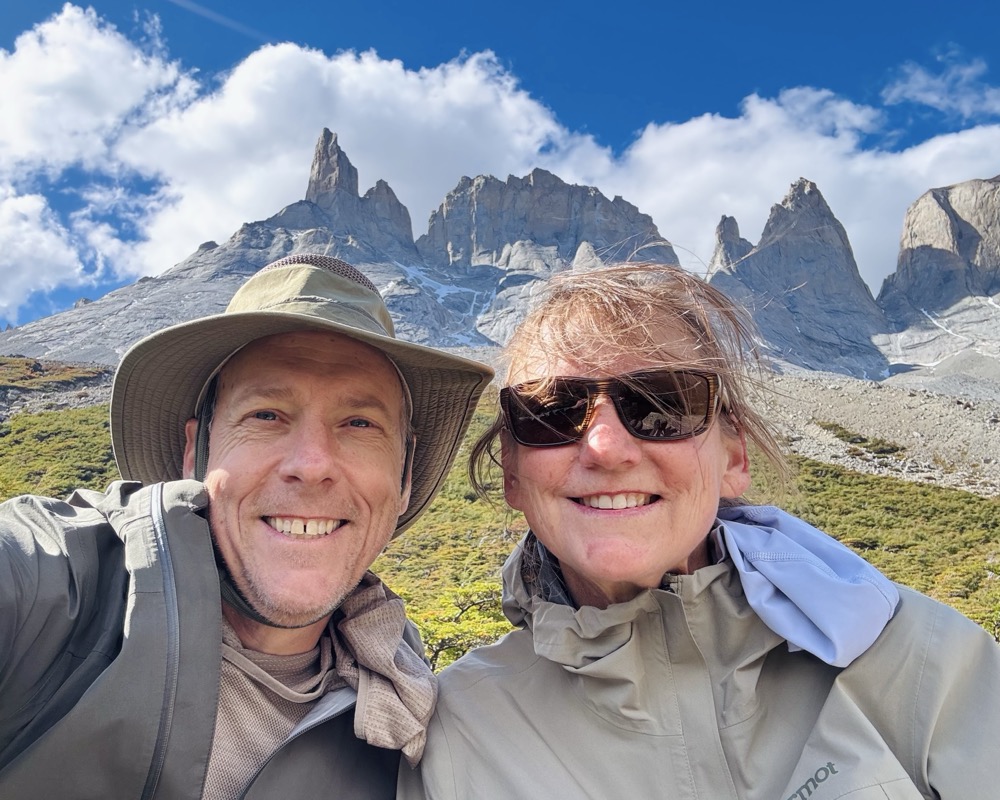 Chris and Karen at the mirador